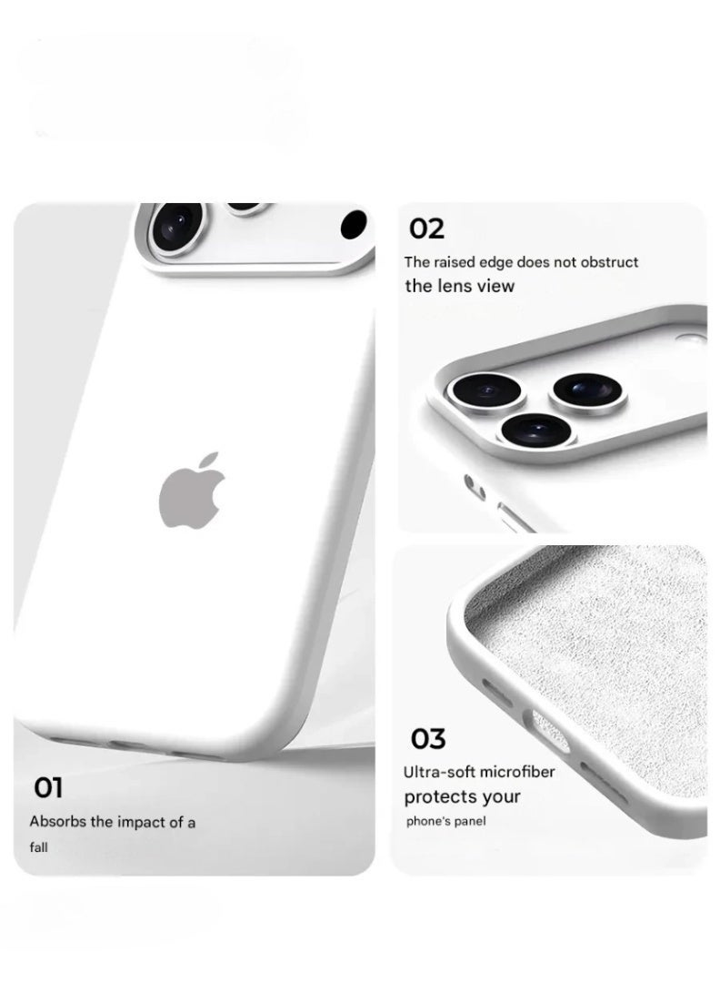 iPhone 17 Pro Case Silky Soft Touch Full-Body Protection Cover For iPhone 17 Pro Anti-Scratch Shockproof Phone Case with Microfiber Lining Cover For iPhone 17 Pro - Image 4
